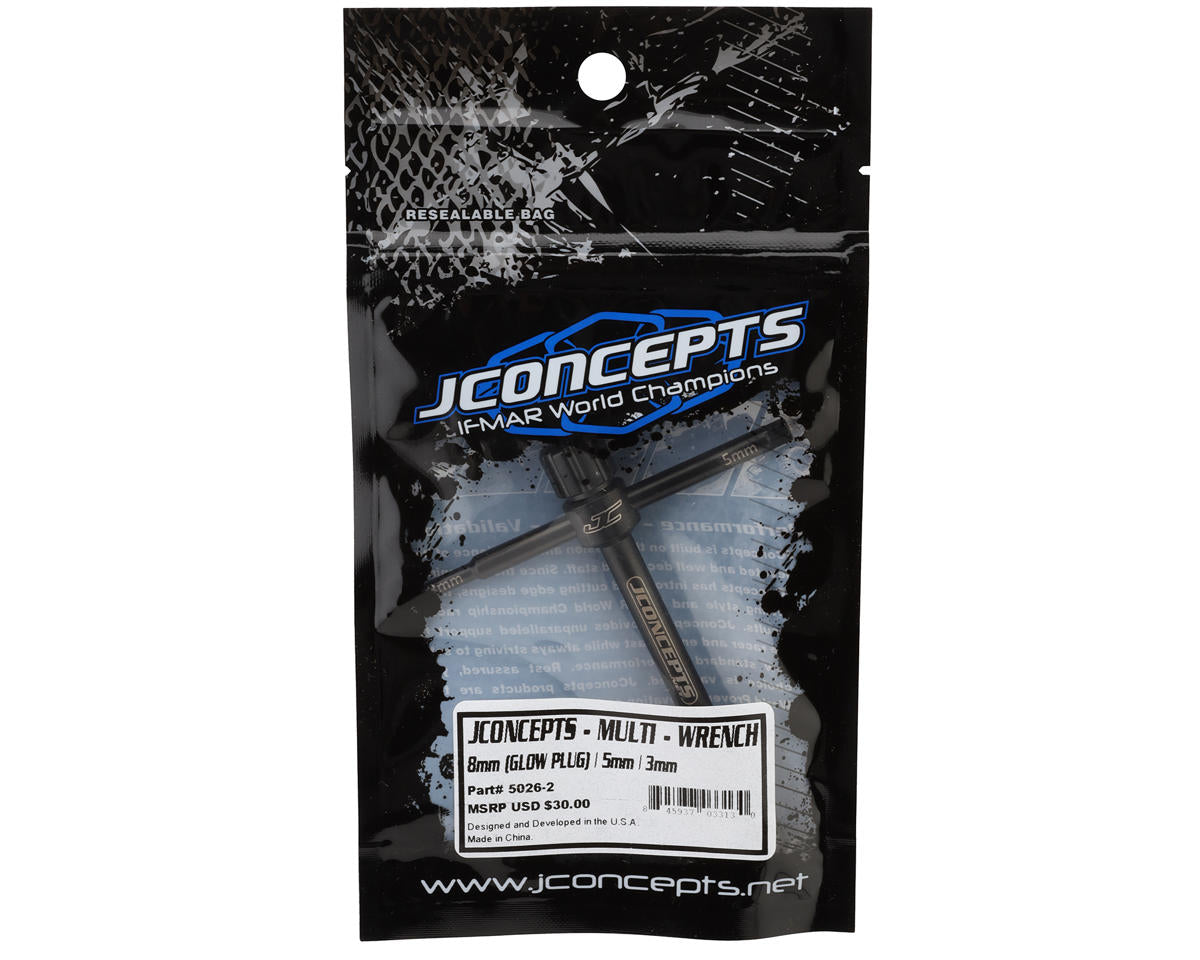 JConcepts Steel Multi-Wrench (Black)