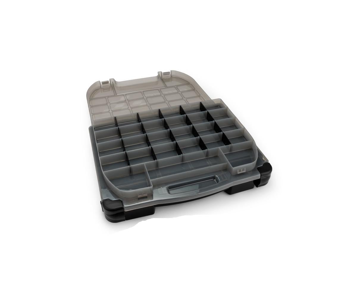 JConcepts Tool Box w/Upper Storage (Black/Smoke Grey) (14.5"x11"x2.375")