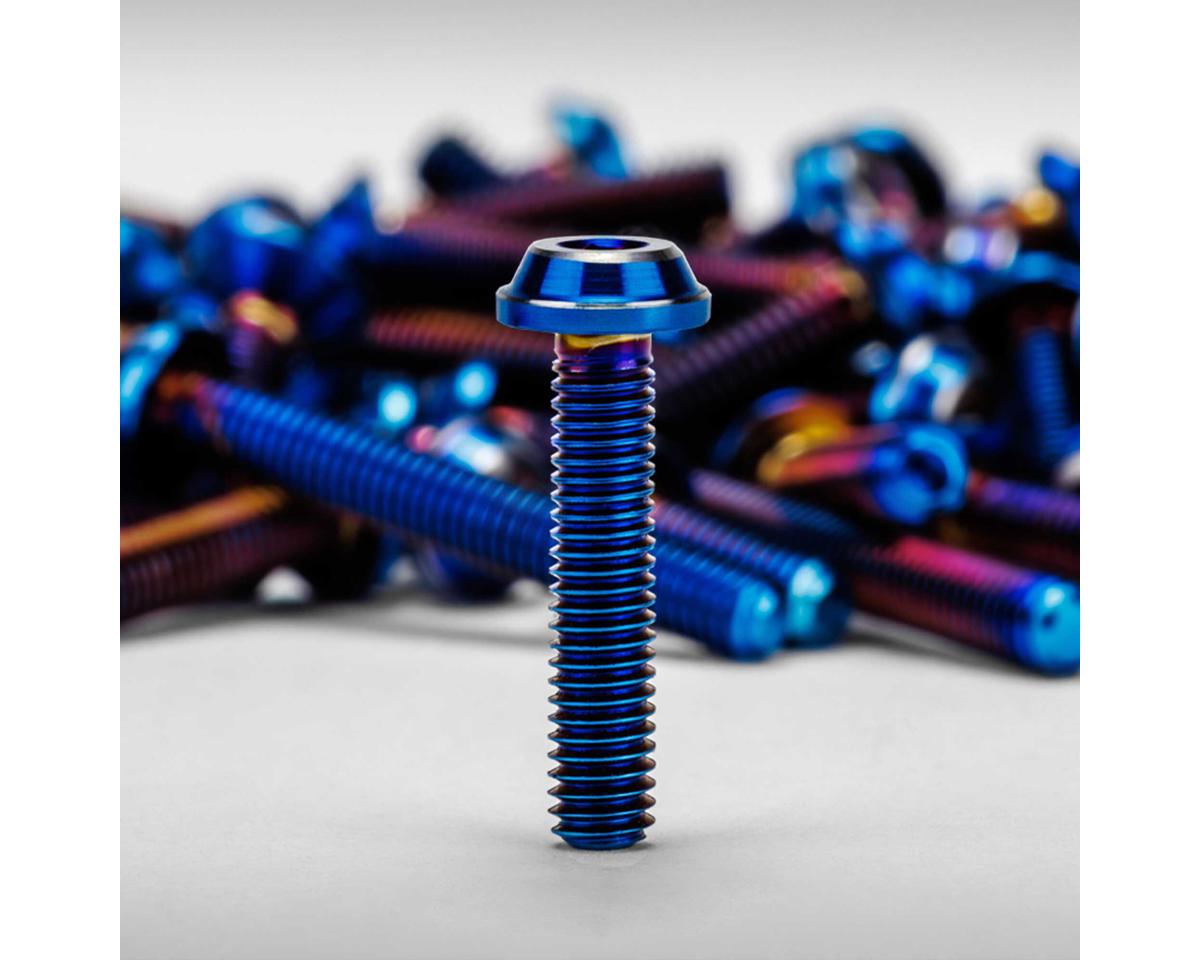 JConcepts RC10 B7/B7D Titanium Upper Screw Set (Blue) (77)