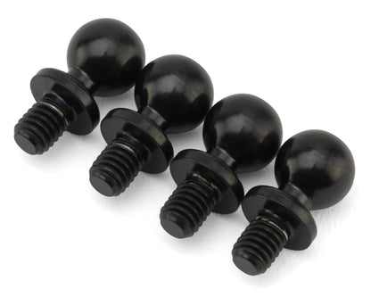 JConcepts 5.5mm Revolved Titanium Ball Studs (Black) (4) (4mm)