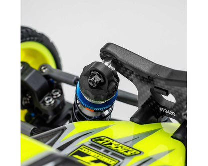 JConcepts RC10B7/B7D 8mm Fin Titanium Front Shock Stand-Off (Black) (2)