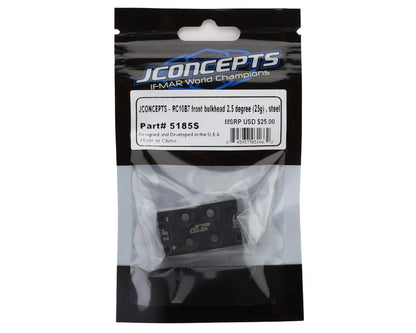 JConcepts Team Associated RC10B7/B7D Steel Front Bulkhead (2.5°) (25g)