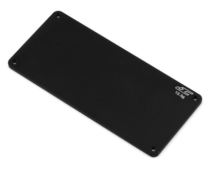 JConcepts RC10B7/B7D Aluminum Electronics Plate (Black) (12.3g)