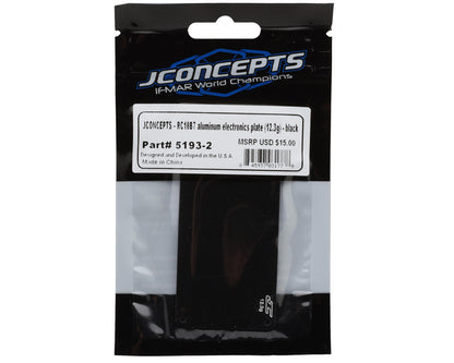 JConcepts RC10B7/B7D Aluminum Electronics Plate (Black) (12.3g)