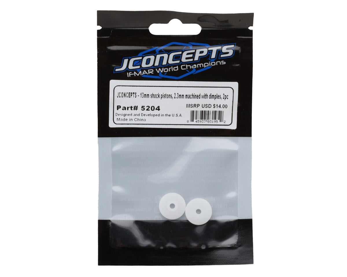 JConcepts AE 13mm Blank Shock Piston (2) (2.3mm Thick)
