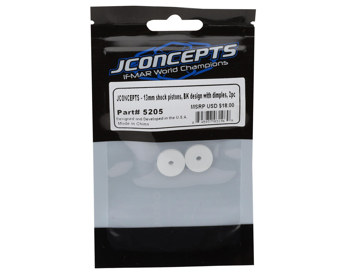 JConcepts BK Design AE 13mm Blank Shock Piston (2) (2.5mm Thick)