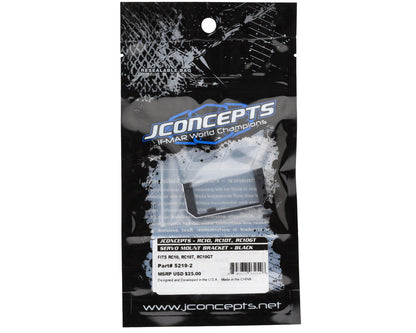 JConcepts RC10 Aluminum Servo Mount Bracket (Black)