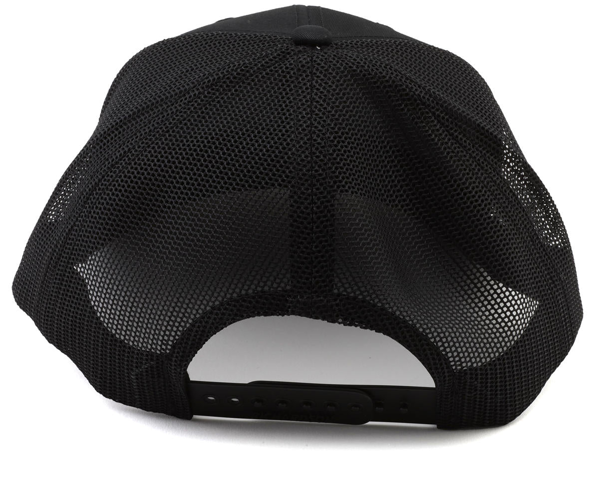 JConcepts 2025 Snapback Round Bill Hat (Black) (One Size Fits Most)