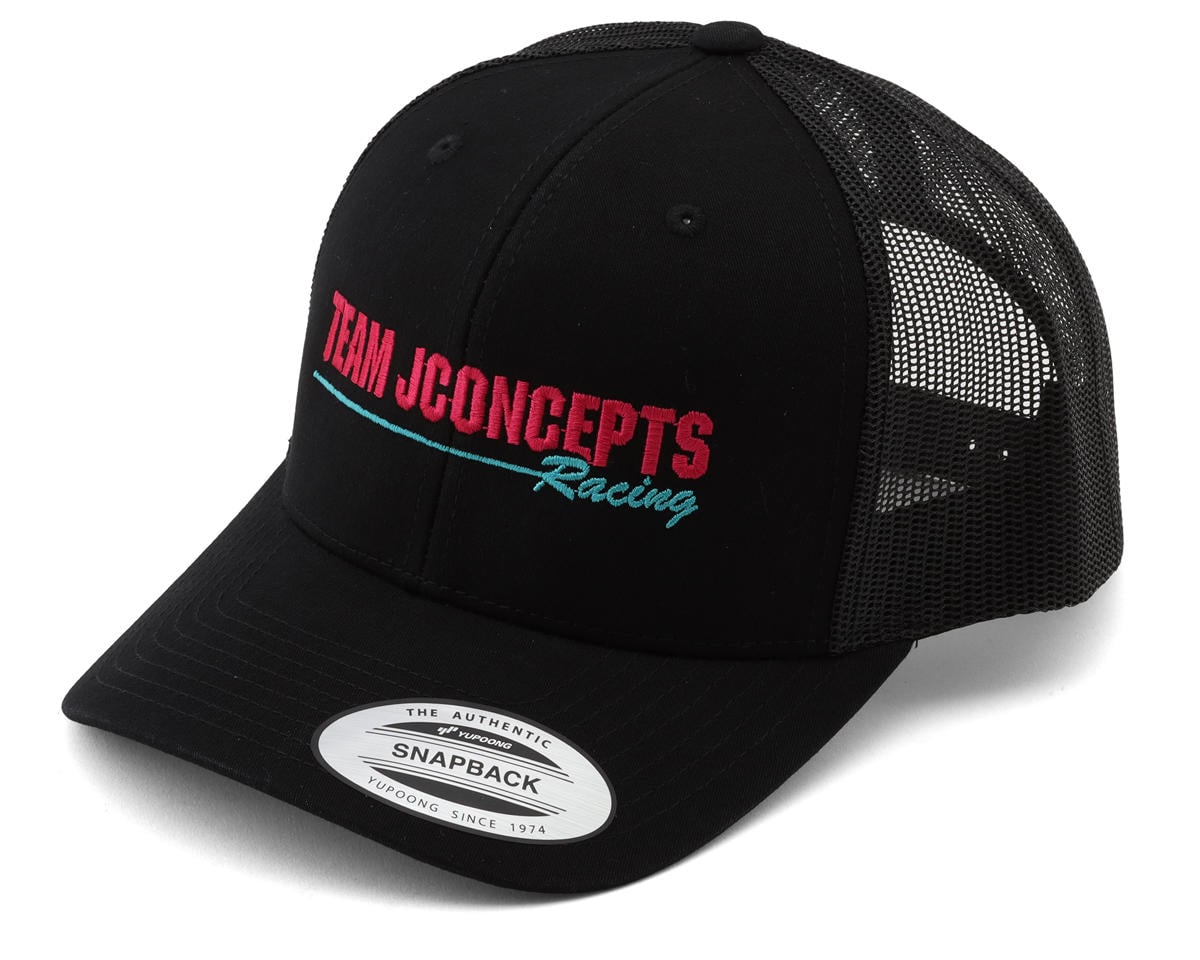 JConcepts "Retro" Snapback Round Bill Hat (Pink/Teal) (One Size Fits Most)