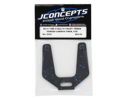 JConcepts RC10 '89 Masami Stealth Forged Carbon Front Shock Tower