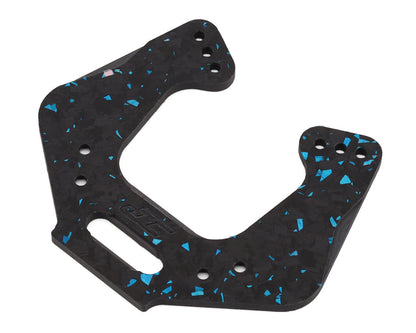 JConcepts RC10 '89 Masami Stealth Forged Carbon Front Shock Tower (Blue) (Short)