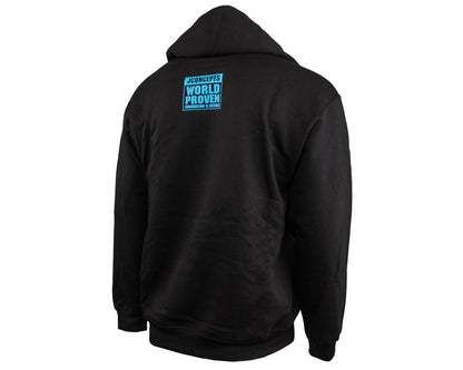 JConcepts Retro 3-Blue Pullover Hoodie Sweatshirt (Black) (L)