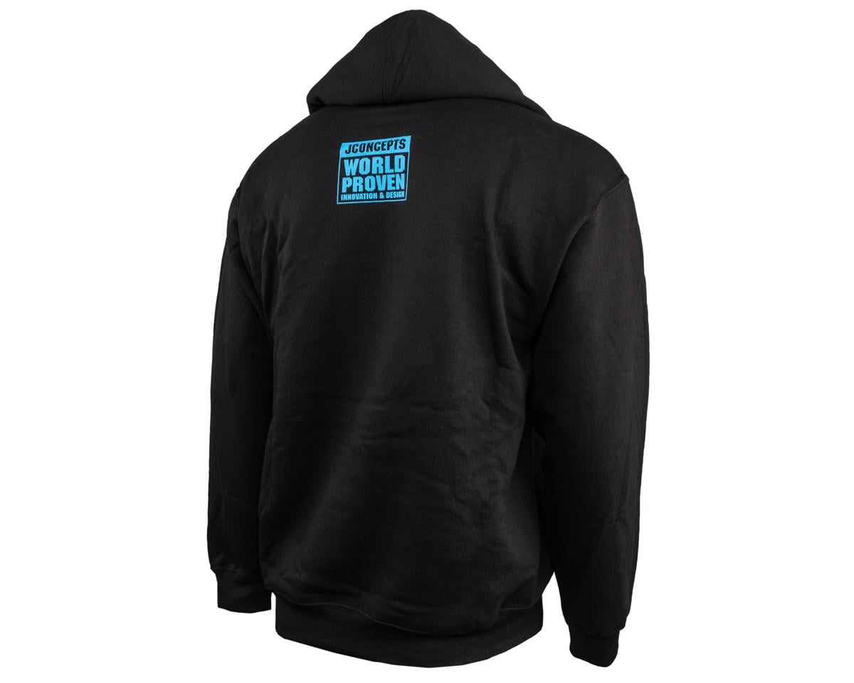 JConcepts Retro 3-Blue Pullover Hoodie Sweatshirt (Black) (XL)