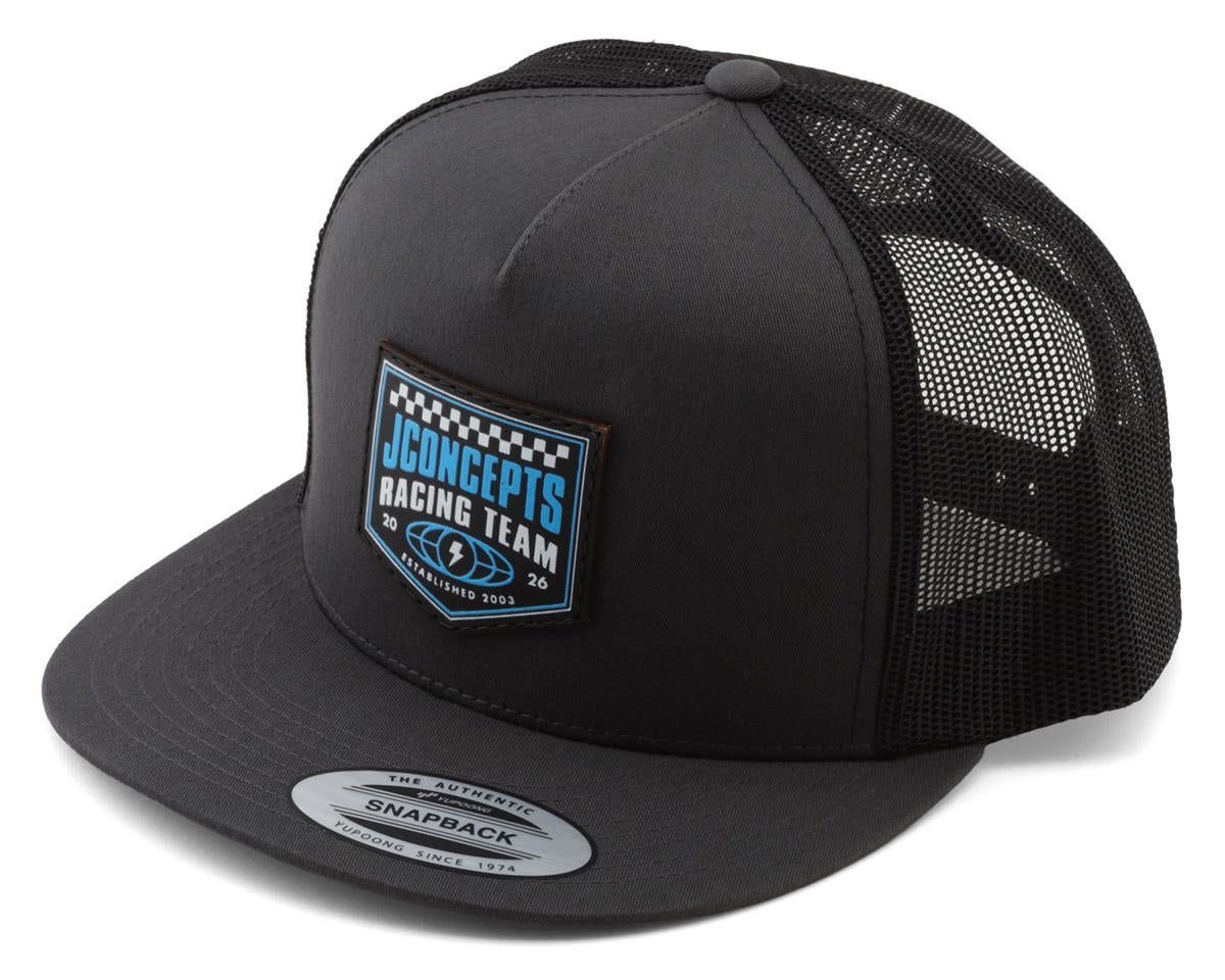 JConcepts 2026 Reload Snapback Flatbill Hat (Grey) (One Size Fits Most)