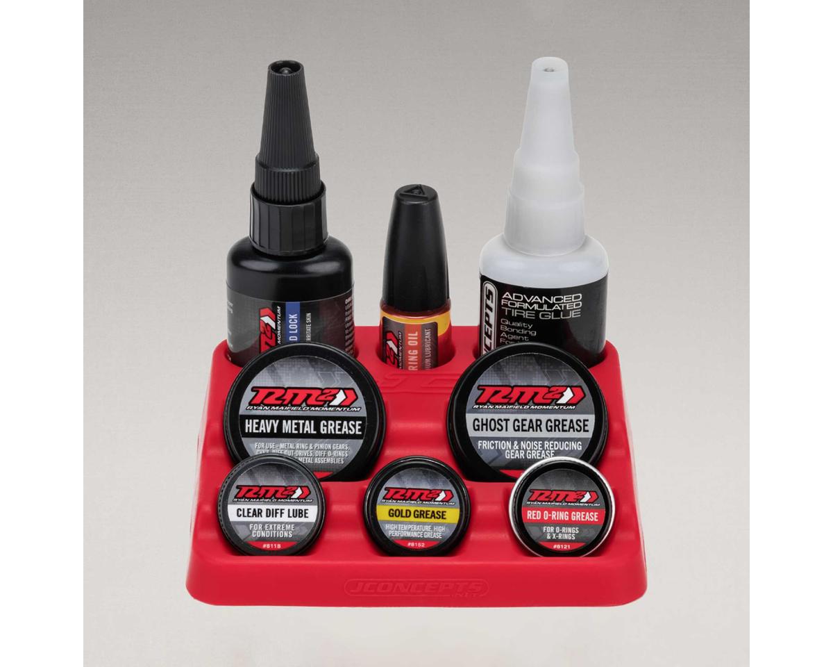JConcepts RM2 Fluids & Grease Holding Station (Red)