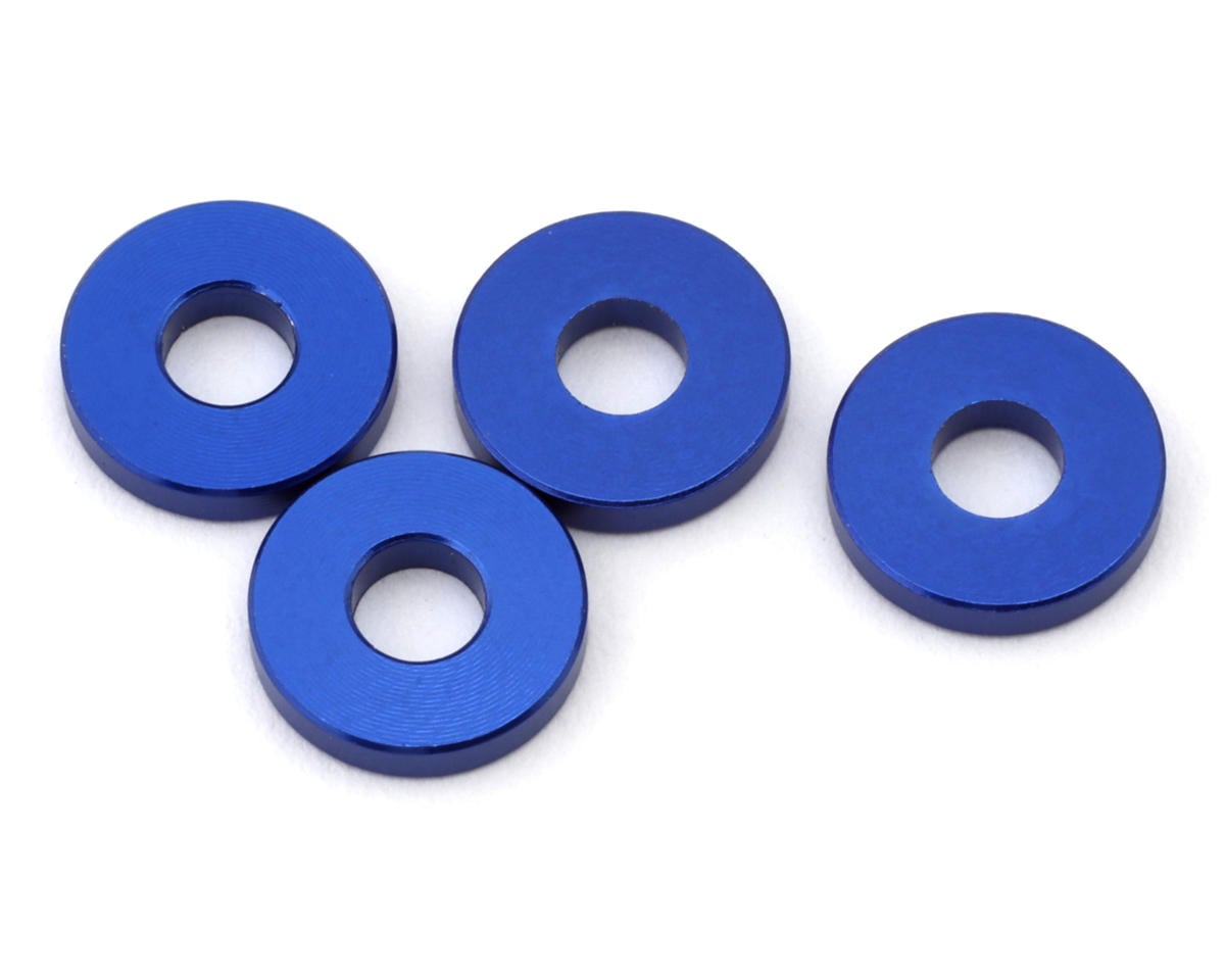 JConcepts Reactor Aluminum 3x8x1.5mm Washers (Blue) (4)