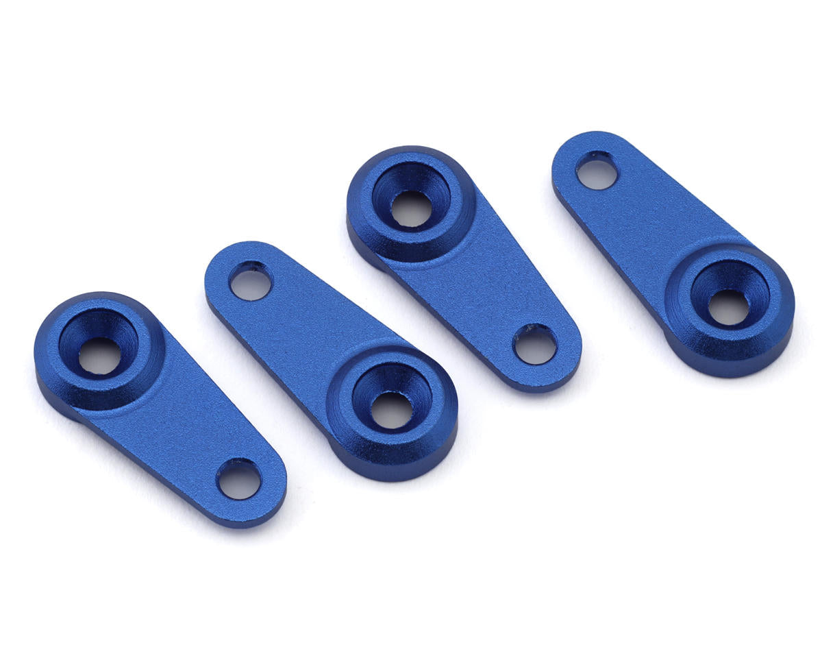 JConcepts Reactor Aluminum Leaf Spring Shackles (A) (2) (Blue)
