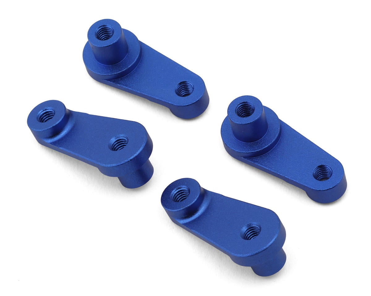 JConcepts Reactor Aluminum Leaf Spring Shackles (B) (2) (Blue)