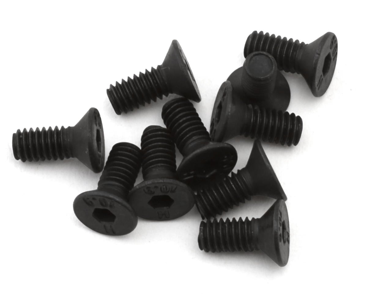 JConcepts 2.5x6mm Flat Head Screws (10)
