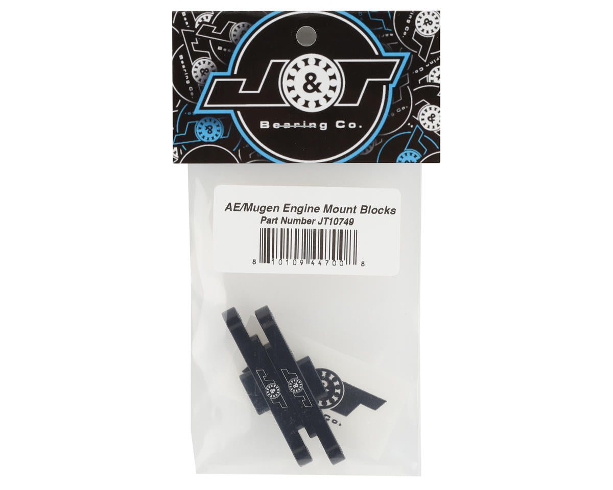 J&T Bearing Co. AE/Mugen Aluminum Engine Mount Blocks (2)