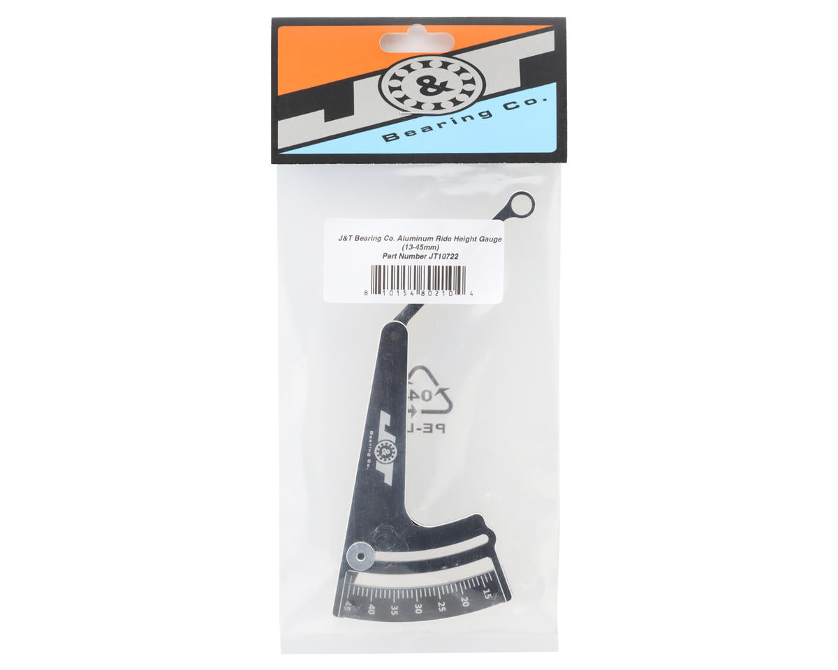 J&T Bearing Co. Aluminum Ride Height Gauge (13-45mm)