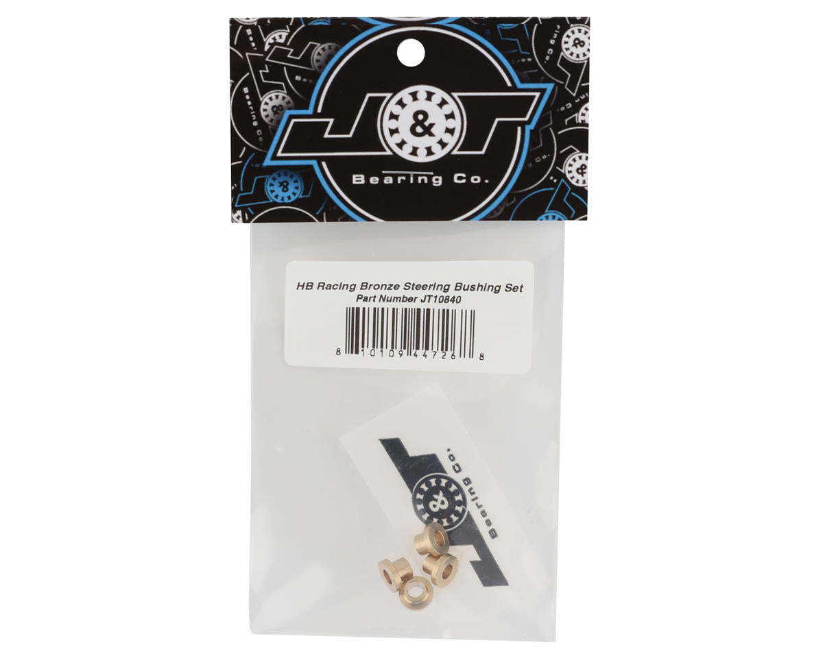 J&T Bearing Co. HB Racing Bronze Steering Bushing Set (4)