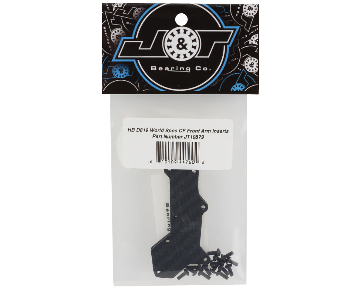J&T Bearing Co. HB World Spec Carbon Fiber Front Arm Inserts (2)