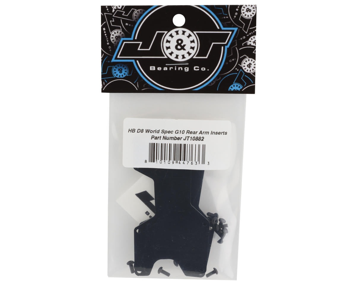 J&T Bearing Co. HB World Spec G10 Rear Arm Inserts (2)