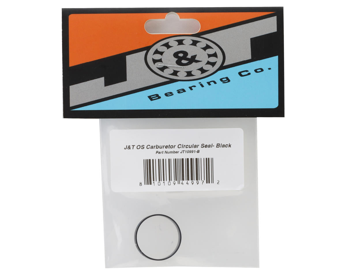 J&T Bearing Co. OS Engines .21 Carburetor Circular Aluminum Seal Ring (Black)