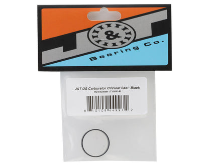 J&T Bearing Co. OS Engines .21 Carburetor Circular Aluminum Seal Ring (Black)