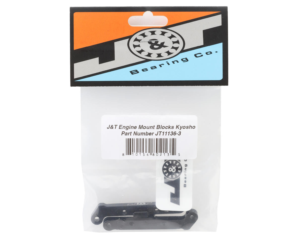 J&T Bearing Co. Kyosho MP10 Engine Mount Blocks (2)