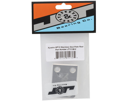 J&T Bearing Co. Kyosho MP10 Stainless Rear Skid Plate