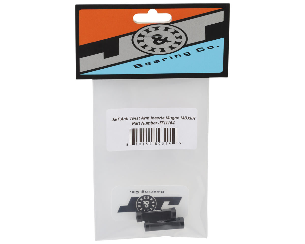 J&T Bearing Co. Mugen MBX8R Anti Twist Arm Inserts (2)