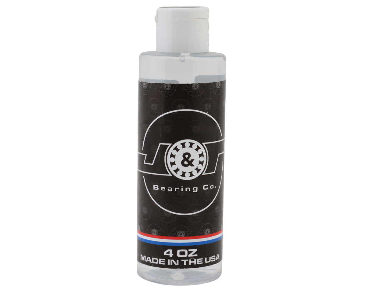 J&T Bearing Co. 100% Silicone Shock Oil (4oz) (350cst/30wt)