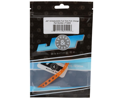 J&T Bearing Co. 3D Printed 1/8 Adjustable Fuel Tank Pull (Orange)