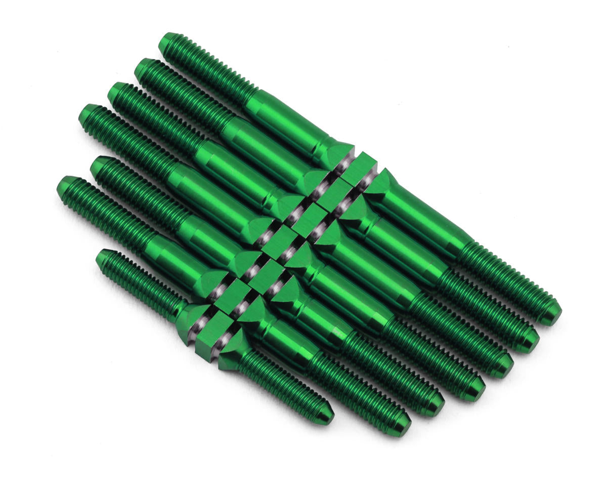 J&T Bearing Co. Schumacher Cat PB Titanium "Milled'' XD Turnbuckles (Green)