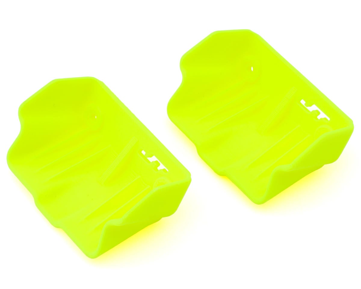 J&T Bearing Co. Tekno RC Aerovex 1/8 Truggy Front Nose Wings (Flo Yellow) (2)