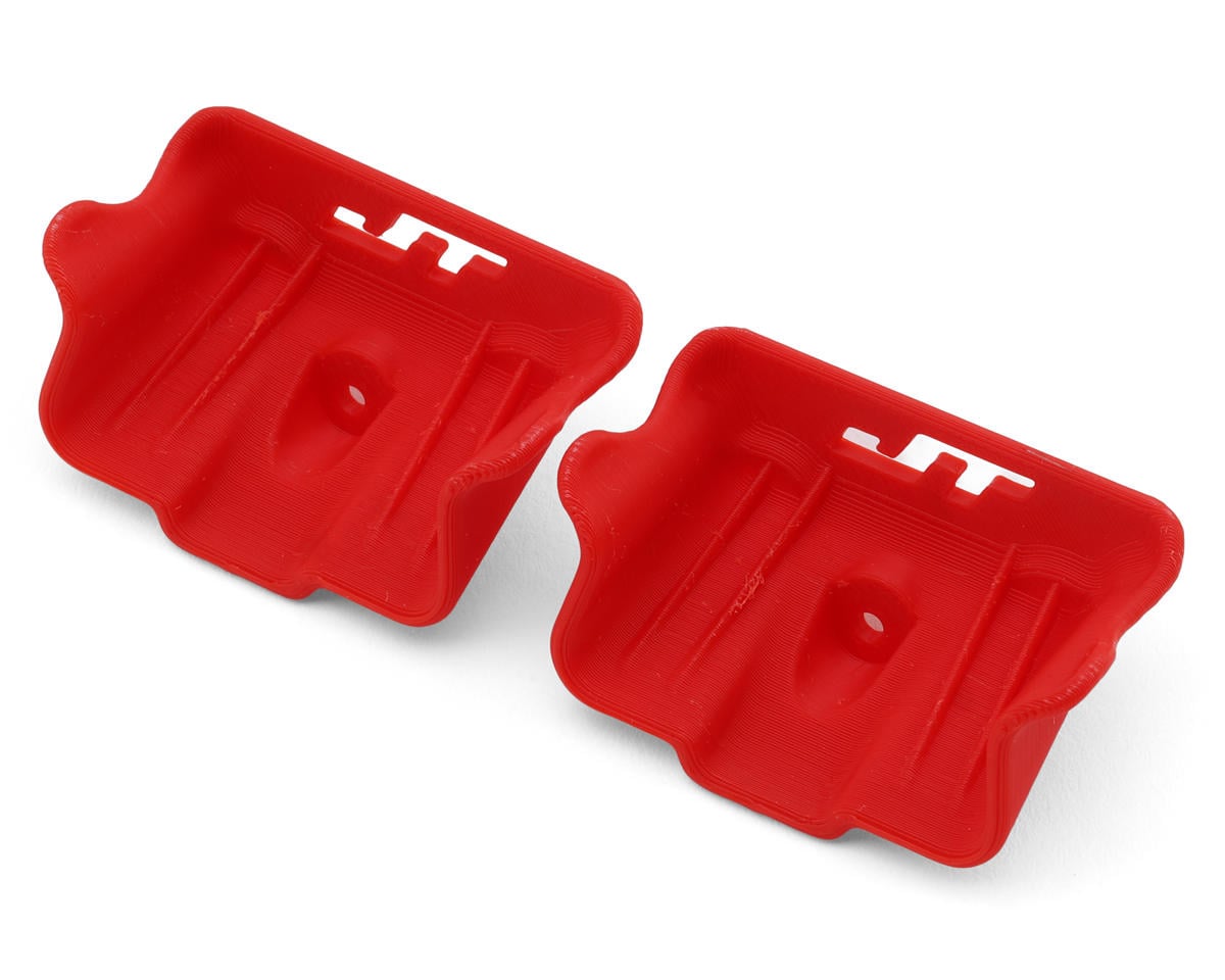 J&T Bearing Co. Team Associated Aerovex 1/8 Buggy Front Nose Wings (Red) (2)