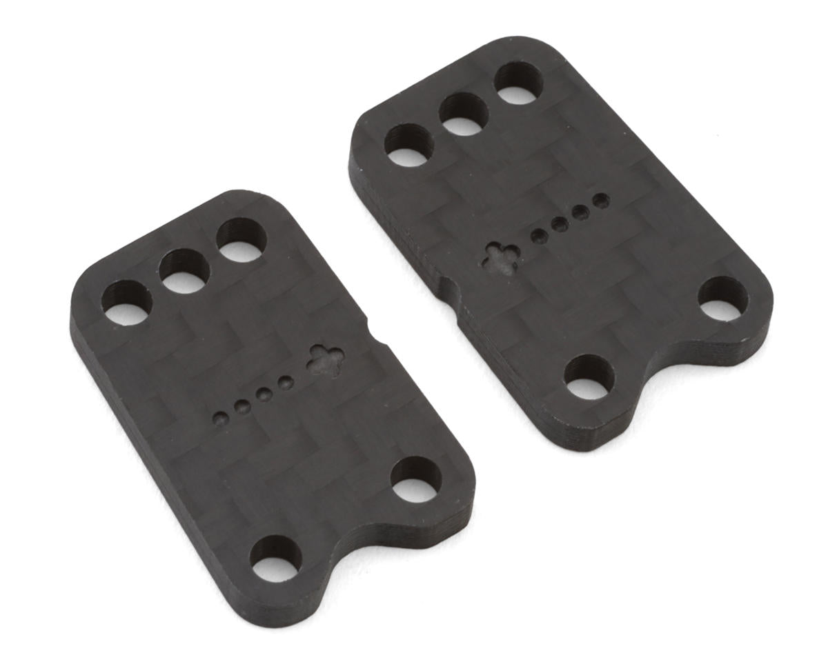 J&T Bearing Co. Mugen MBX8 Carbon Fiber Rear Hub Plates (4) (4-Dot Plus)