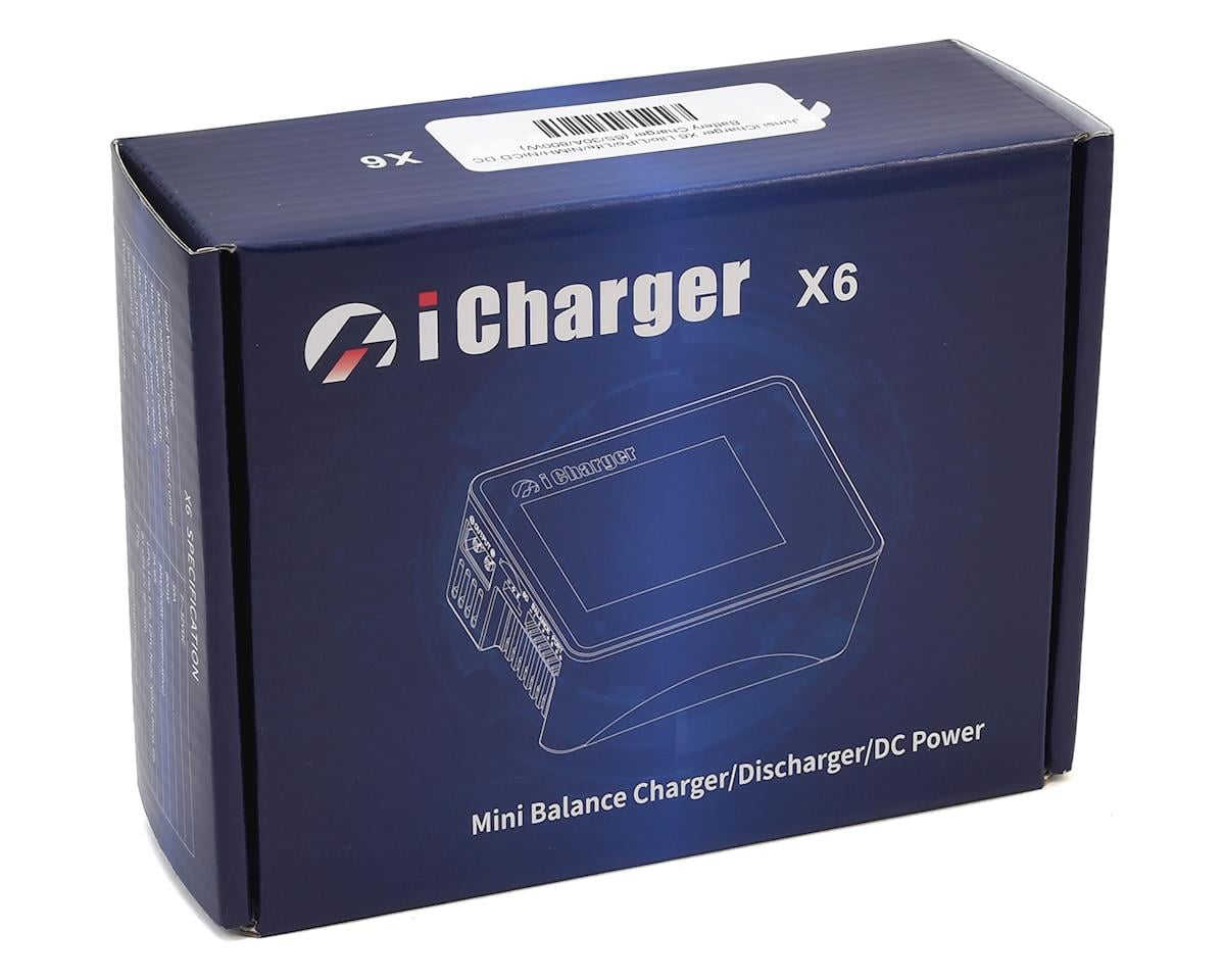 Junsi iCharger X6 Lilo/LiPo/Life/NiMH/NiCD DC Battery Charger (6S/30A/800W)