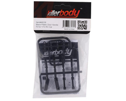 Killerbody 1/10 Scale Molded Door Handle Set (Black)