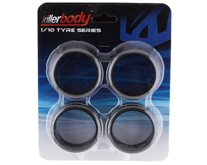 Killerbody 1/10 ABS Slick Drift Tire Set (4)