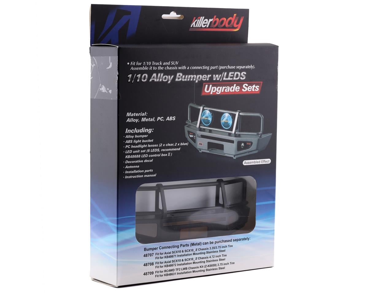 Killerbody LC70 Aluminum Front Bumper w/LED Set (Black)