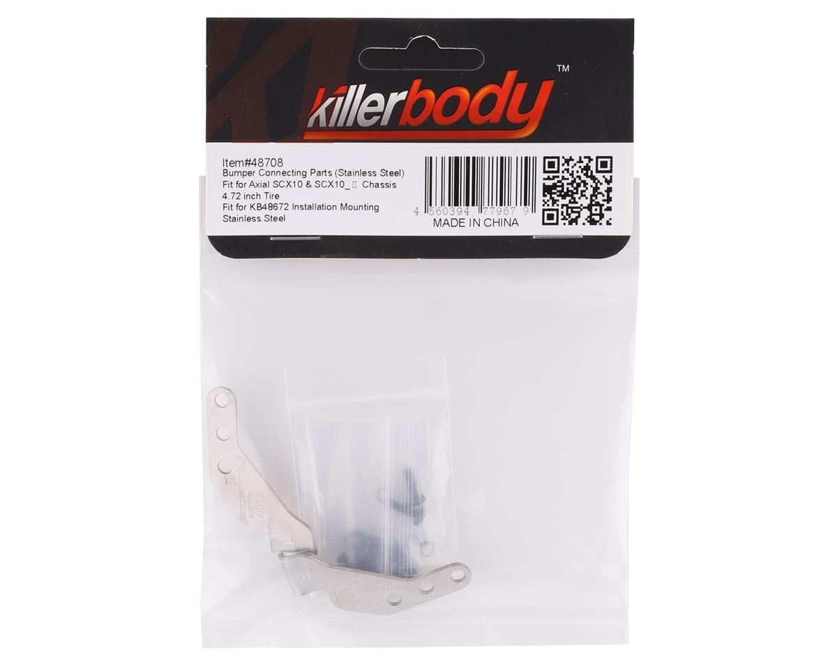 Killerbody Axial SCX10 II LC70 Steel Bumper Mount Set (4.53-4.72" Tire)
