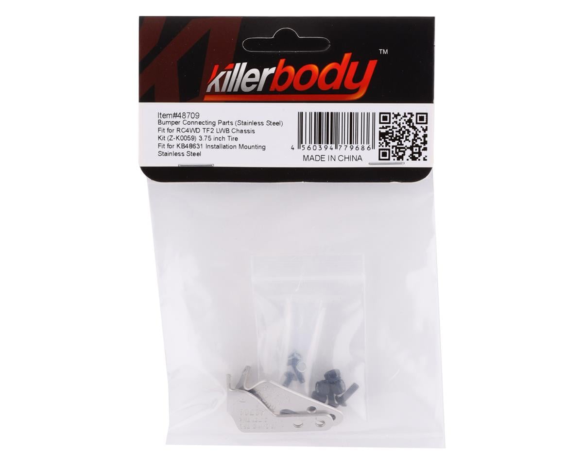 Killerbody RC4WD Trail Finder 2 LWB LC70 Stainless Steel Bumper Mount Set