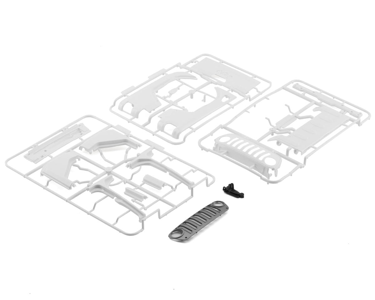 Killerbody Jeep Gladiator Rubicon 1/10 Rock Crawler Hard Body Kit (White)