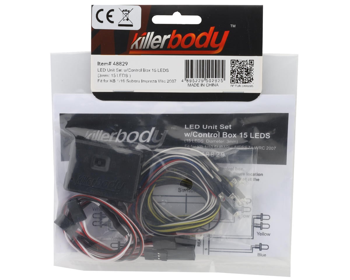 Killerbody Subaru Impreza WRC 2007 LED Light Set w/Control Box