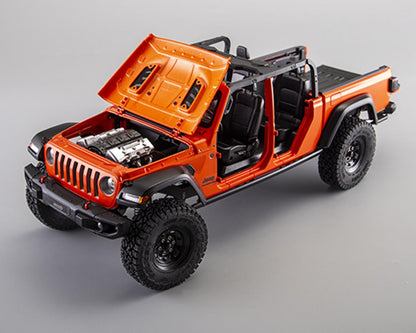 Killerbody Jeep Gladiator Rubicon 1/10 Rock Crawler Hard Body Kit (Orange)