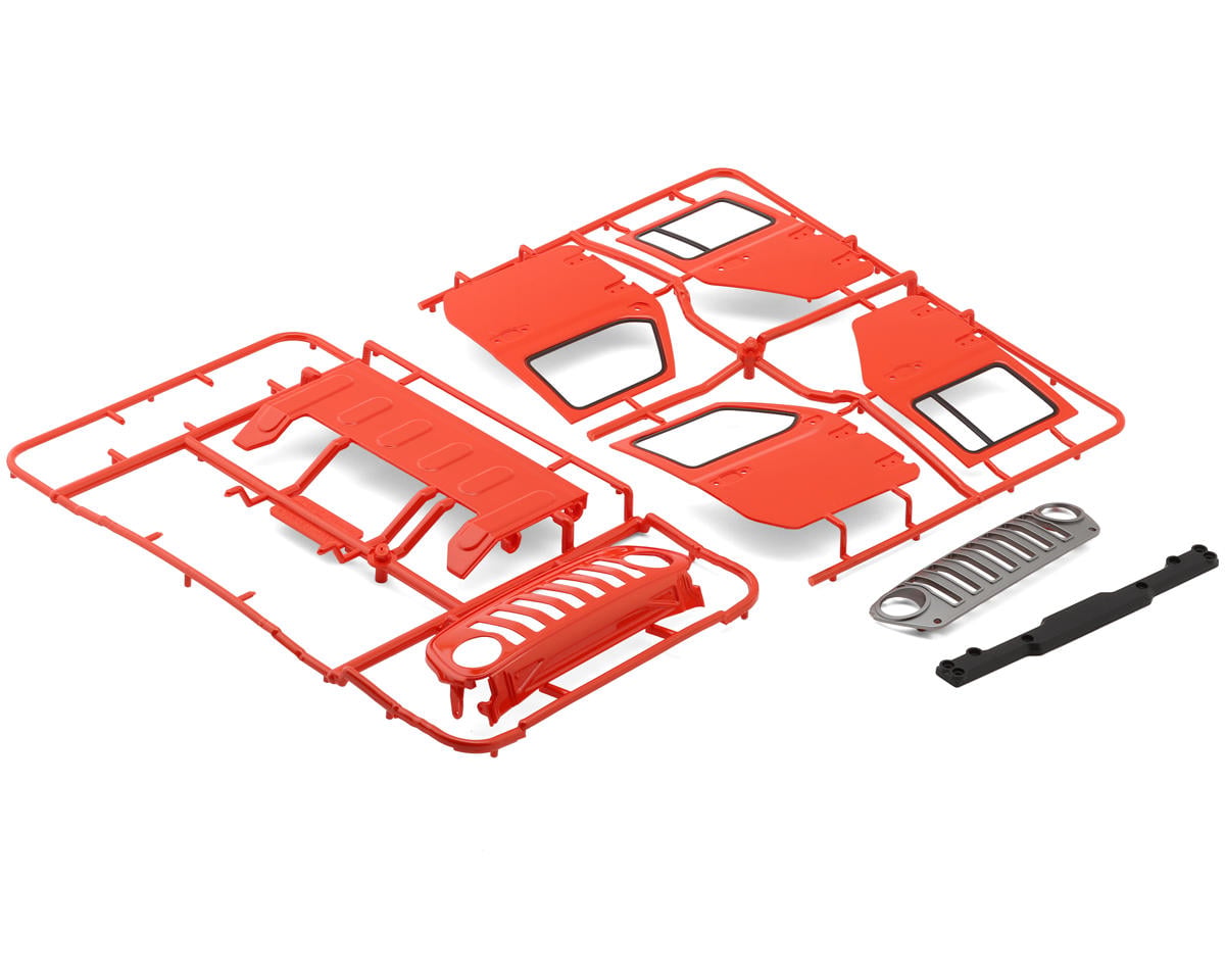 Killerbody Jeep Gladiator Rubicon 1/10 Rock Crawler Hard Body Kit (Orange)