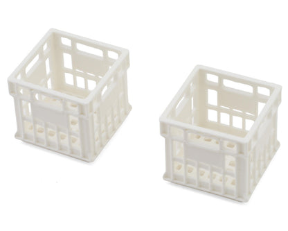 Knight Customs 1/10 Milk Crate Scale Accessory (White) (2)
